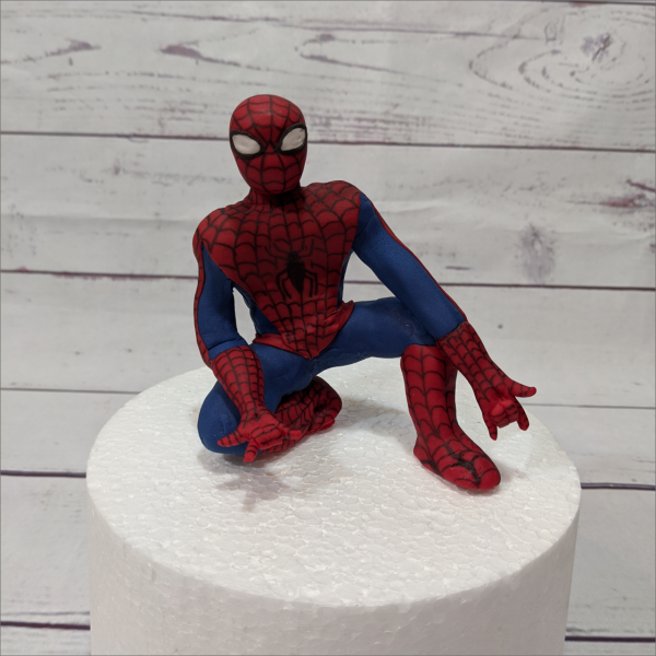 Spiderman Tortenfigur Spiderman-modellierte-Figuren-Fondant-Ilmenau-Torten-Kindergeburtstag-Tortendekor-Zuckerfigur-essbare-Figur-Torten-Tuning-Suhl