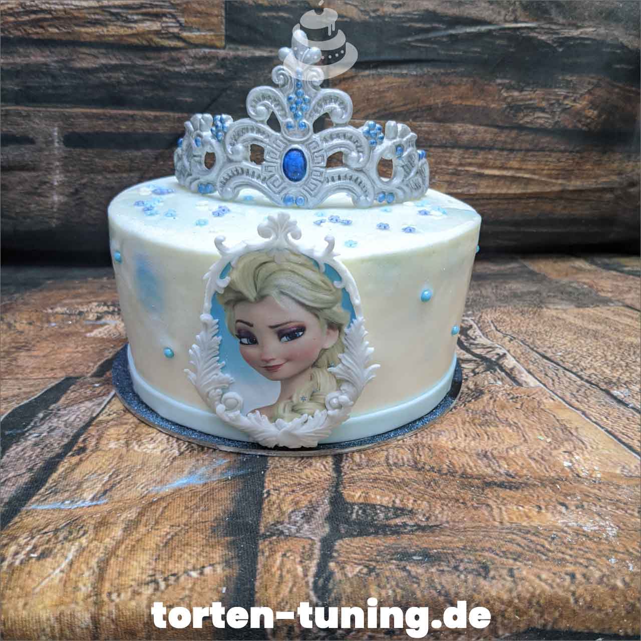 Tortenfigur Elsa Krone Diadem