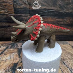 Tortenfigur Triceratops Dino