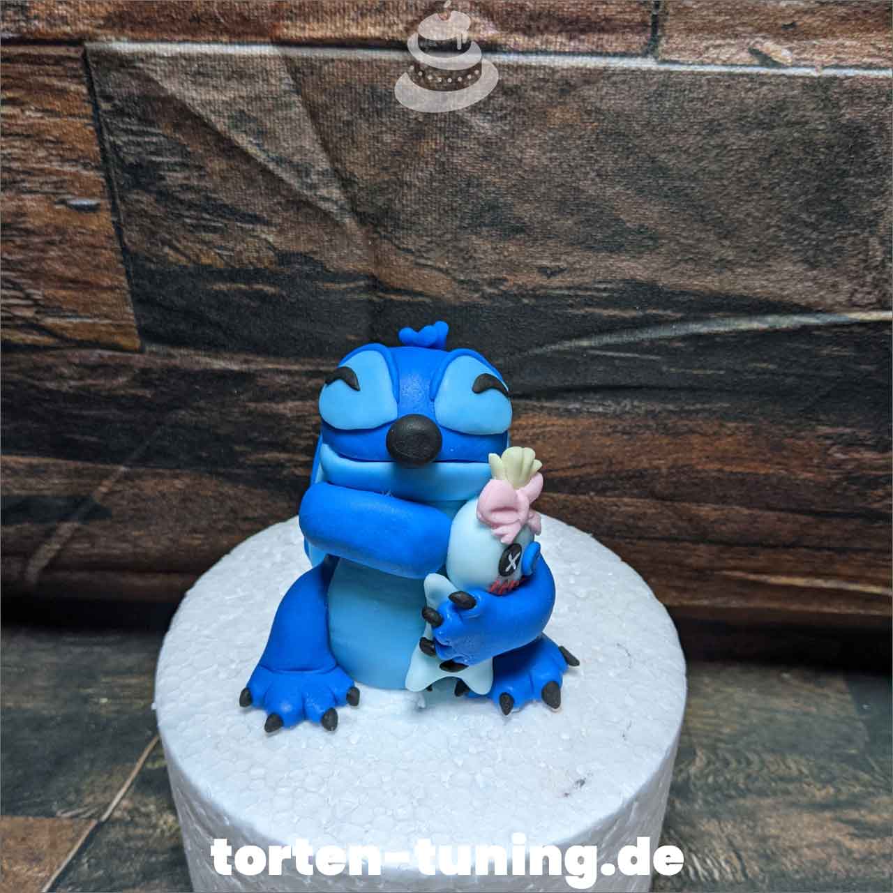 Geburtstag Cake Topper mit 3D Blume Tortendekoration lio & Stitch